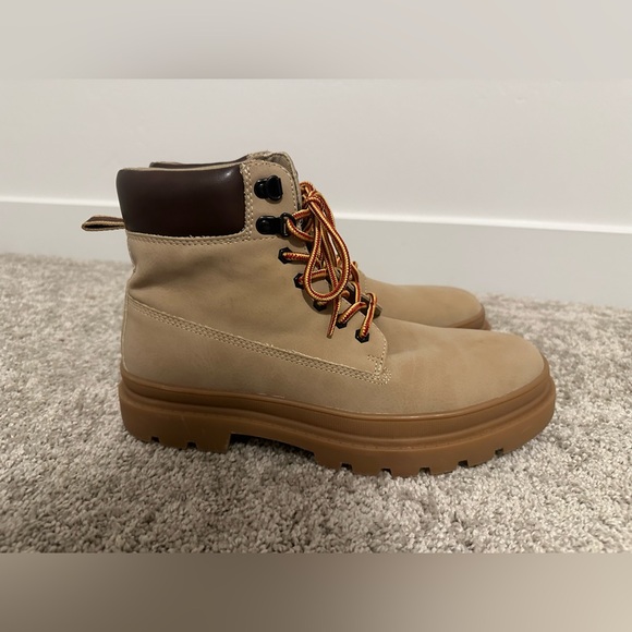 Steve Madden Men's Guntur Utility Style Boots Size 9 Men’s Cognac - NWT - Picture 2 of 9